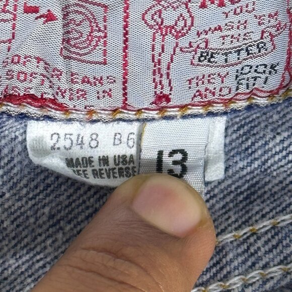 Levi Strauss & Co. Mens‎ Straight Leg Jeans Blue Denim 5-Pocket Outdoor Size 13 - Picture 15 of 16